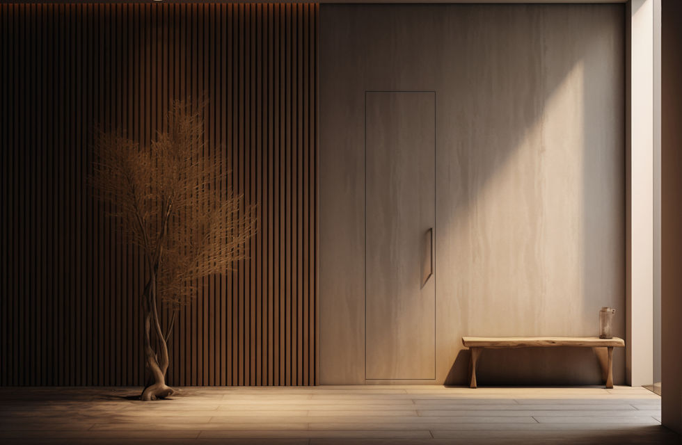 modern homes redefined with fluted panel wall design