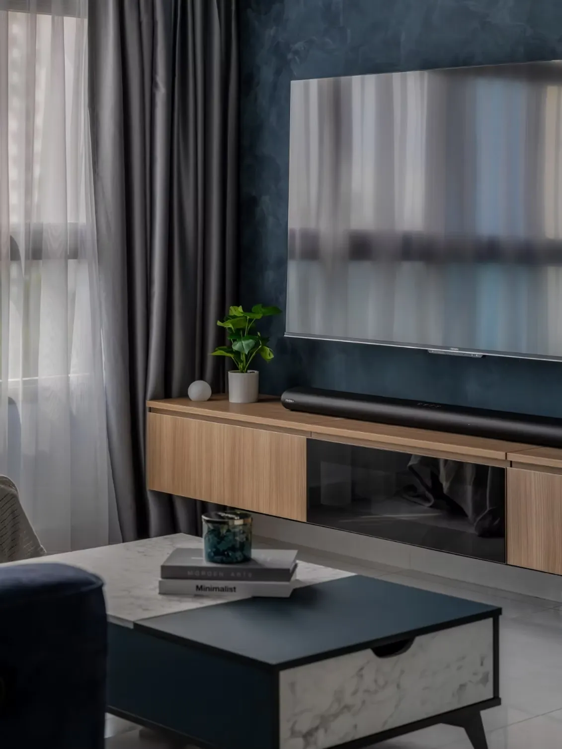 quiet blue residence feature image