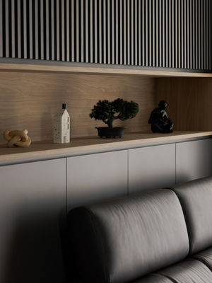 calm spatial composition