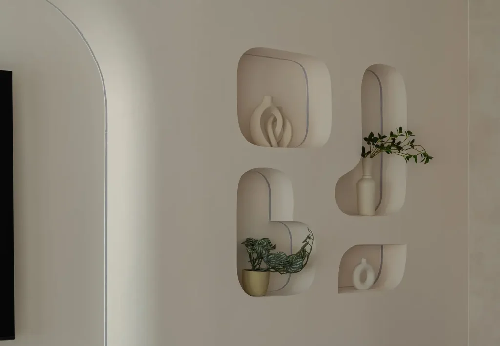 open layouts, eco-materials, timeless calm