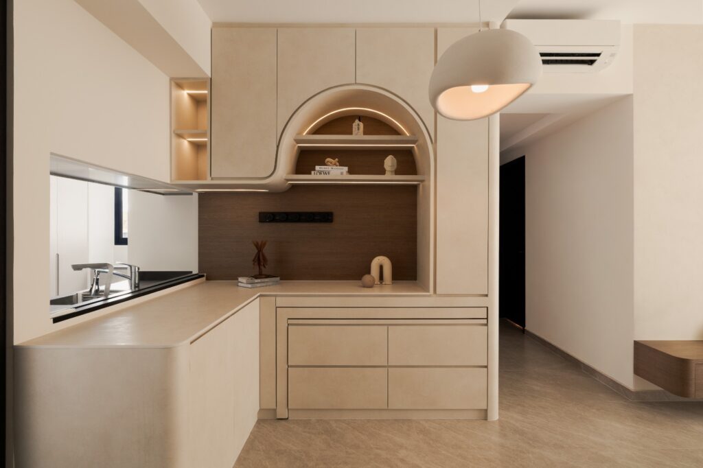 kitchen interior design by Twothree, Singapore